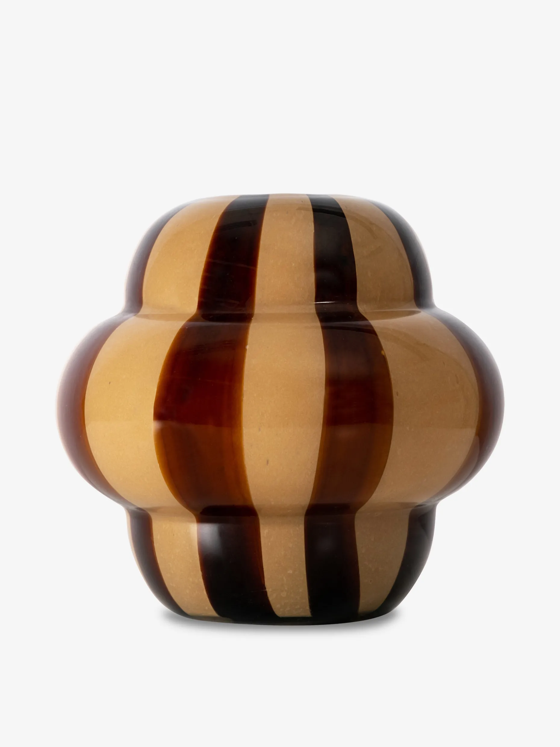 Vase candy curl caramel 22x20cm - sagafo...