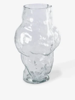 Vase cloud verre transparent 36x23x20cm ...
