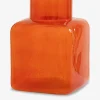 Vase cubo orange reycle d18 h27cm - urba...