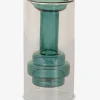 Vase double paroi emeraude d10 h19.5