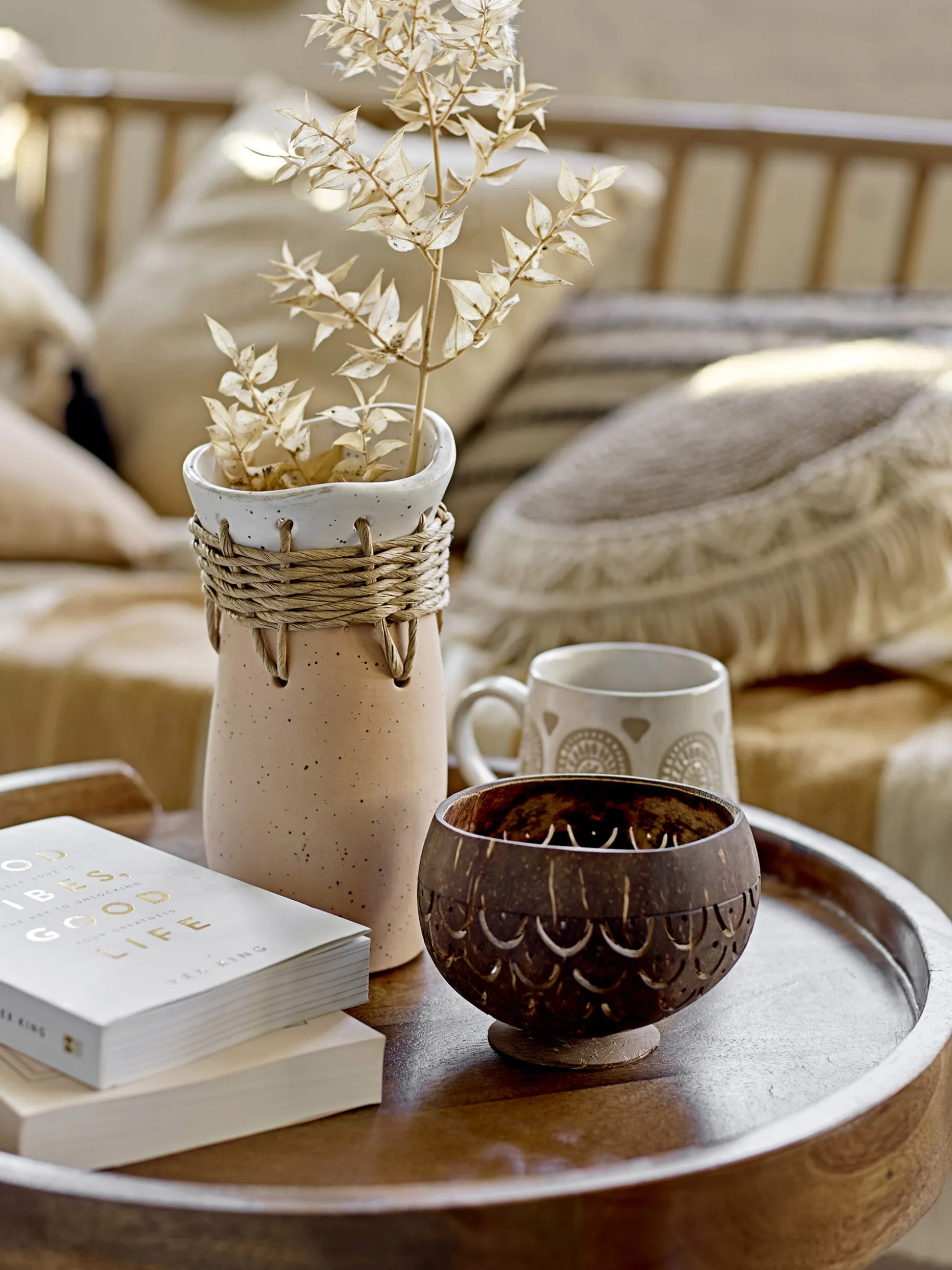 Vase haut ceramique corde - bloomingvill...