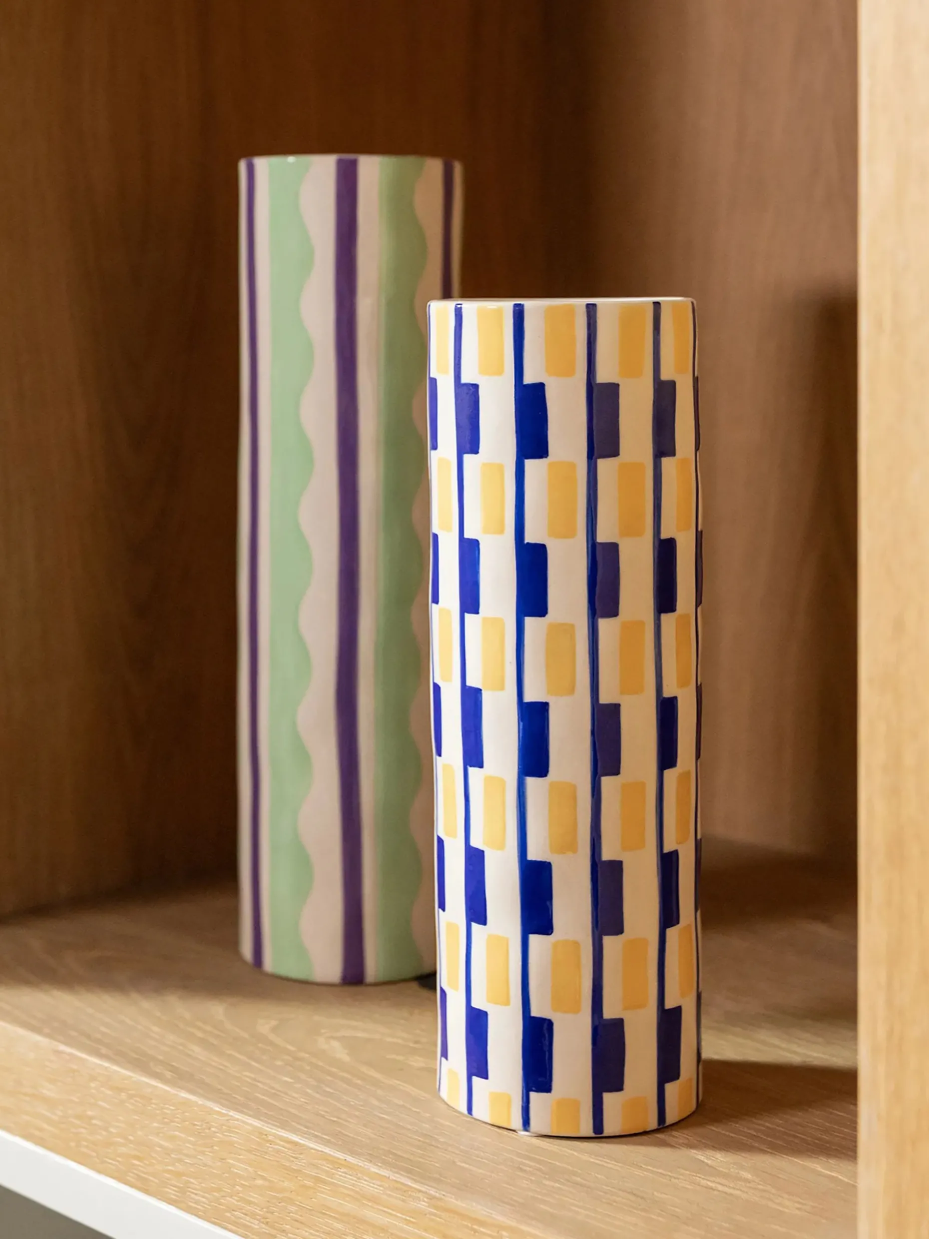 Vase haut clash oblong - &klevering