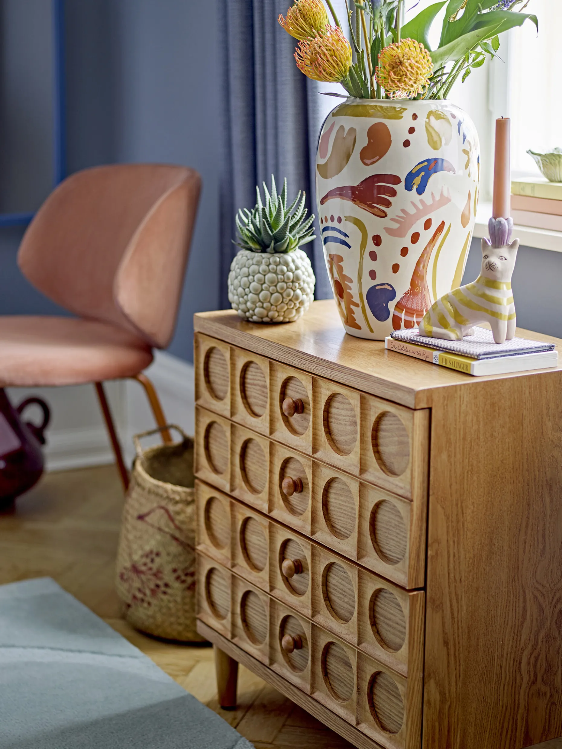 Vase horus gres - bloomingville