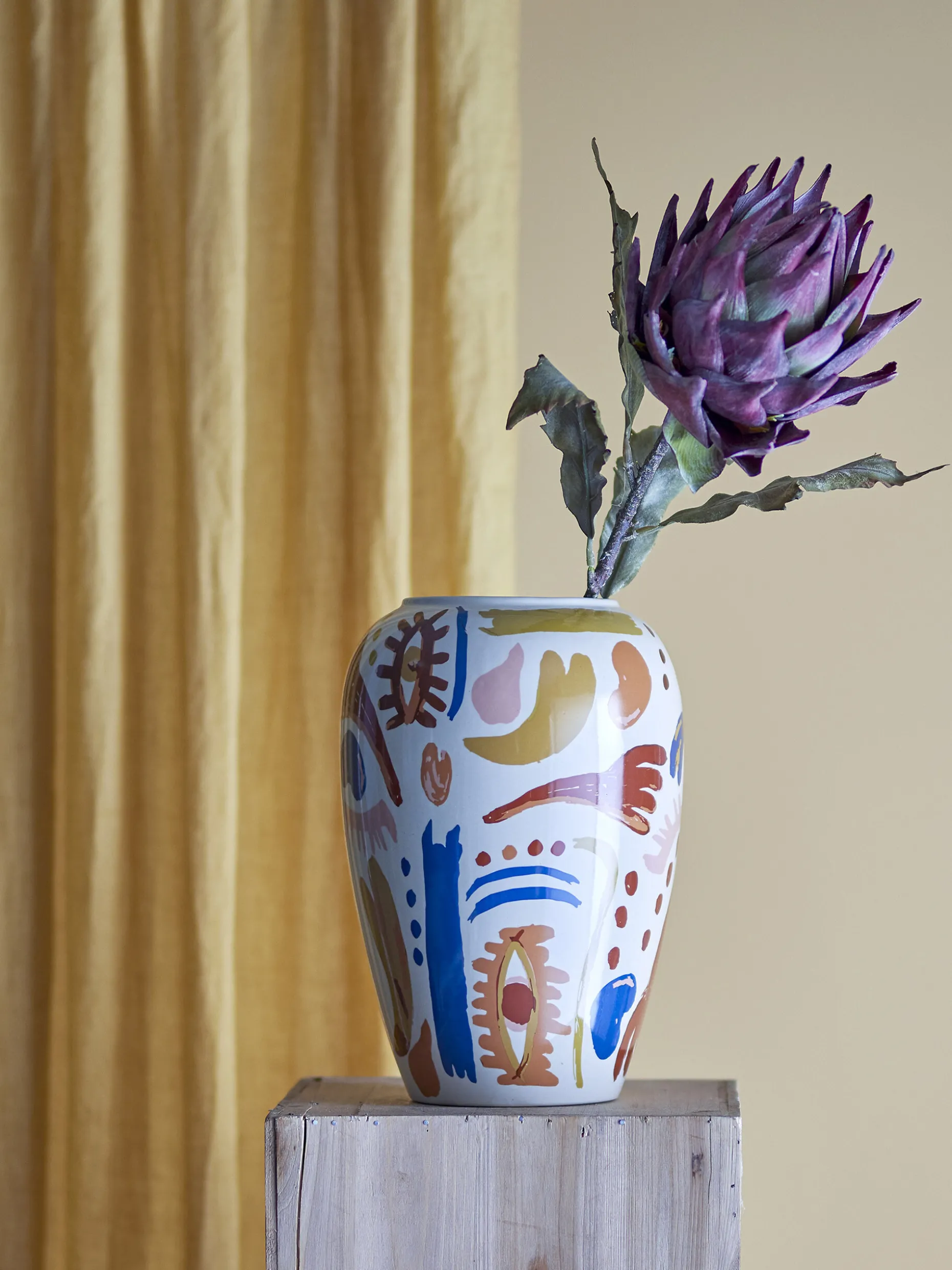 Vase horus gres - bloomingville