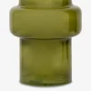 Vase olive verre recycle d20.5 h25cm - u...
