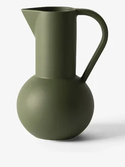 Vase pichet m ceramique vert 1.5l - rawi...