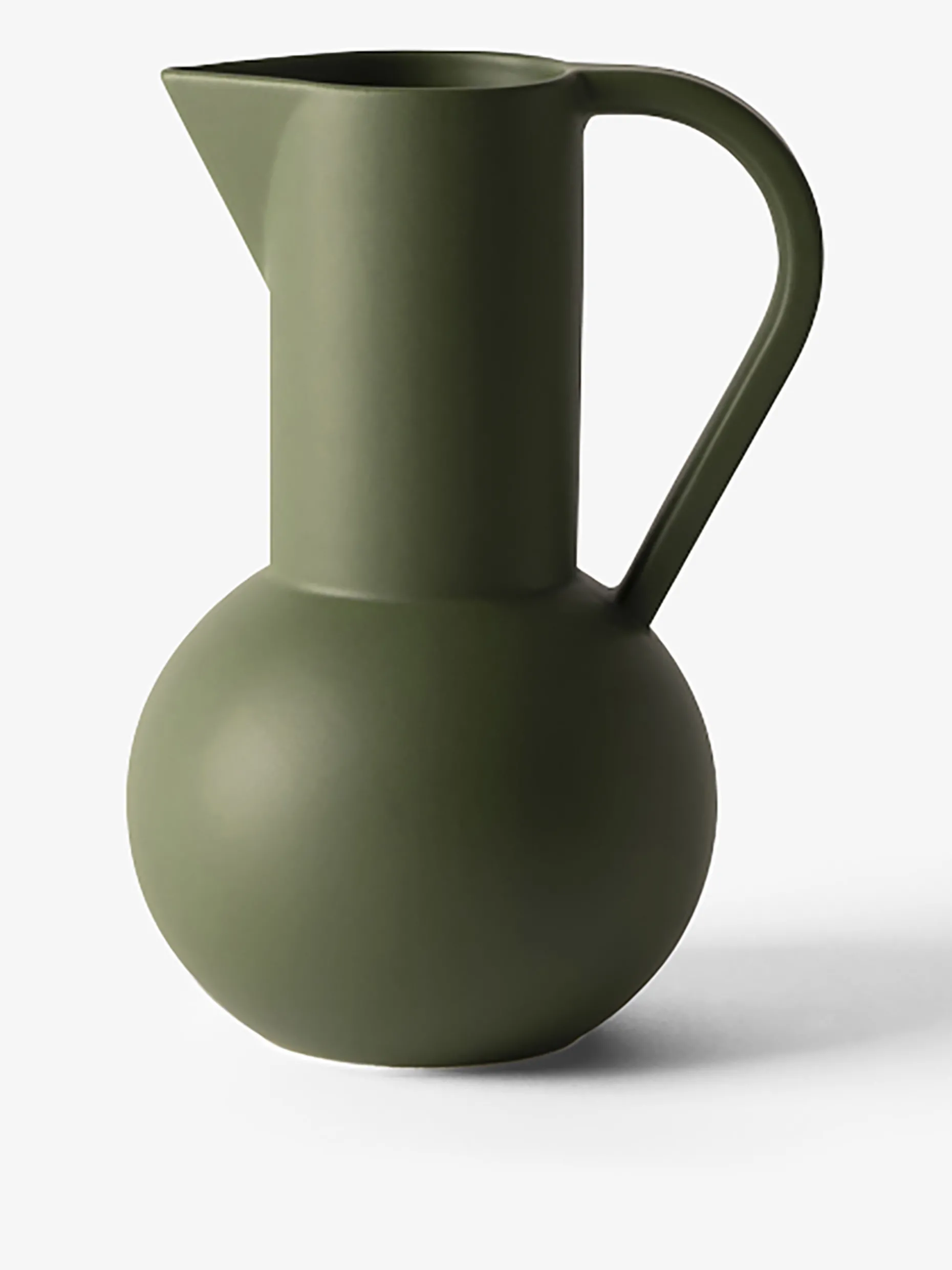 Vase pichet m ceramique vert 1.5l - rawi...