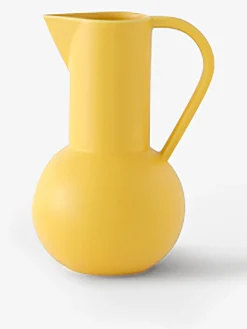 Vase pichet s ceramique jaune 0.75l - ra...