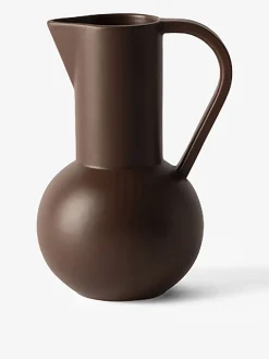 Vase pichet s ceramique marron 0.75l - r...
