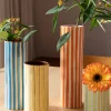 Vase rayures orange - &klevering