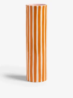 Vase rayures orange - &klevering
