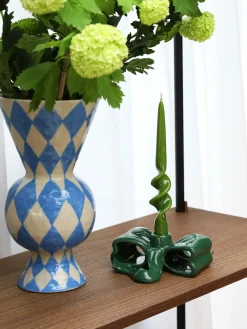 Vase rhombic bleu - &klevering