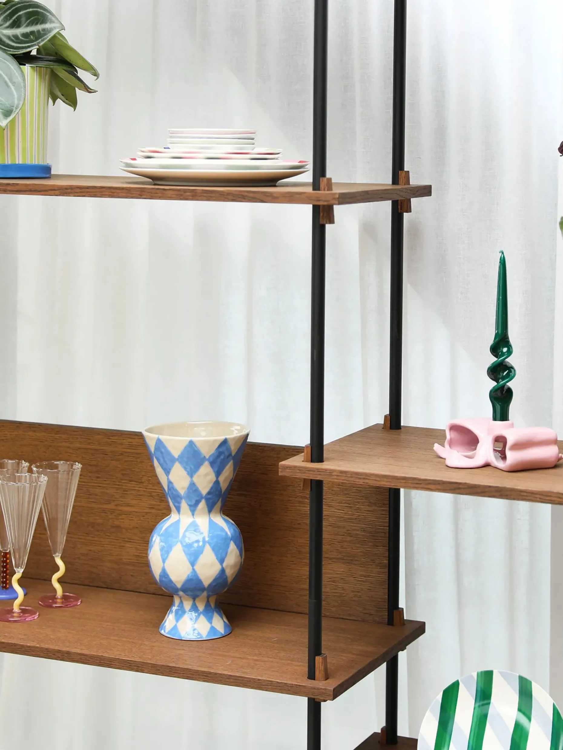 Vase rhombic bleu - &klevering