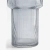 Vase strie gris xl