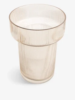 Vase strie xl champagne