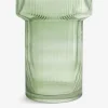 Vase strie xl olive