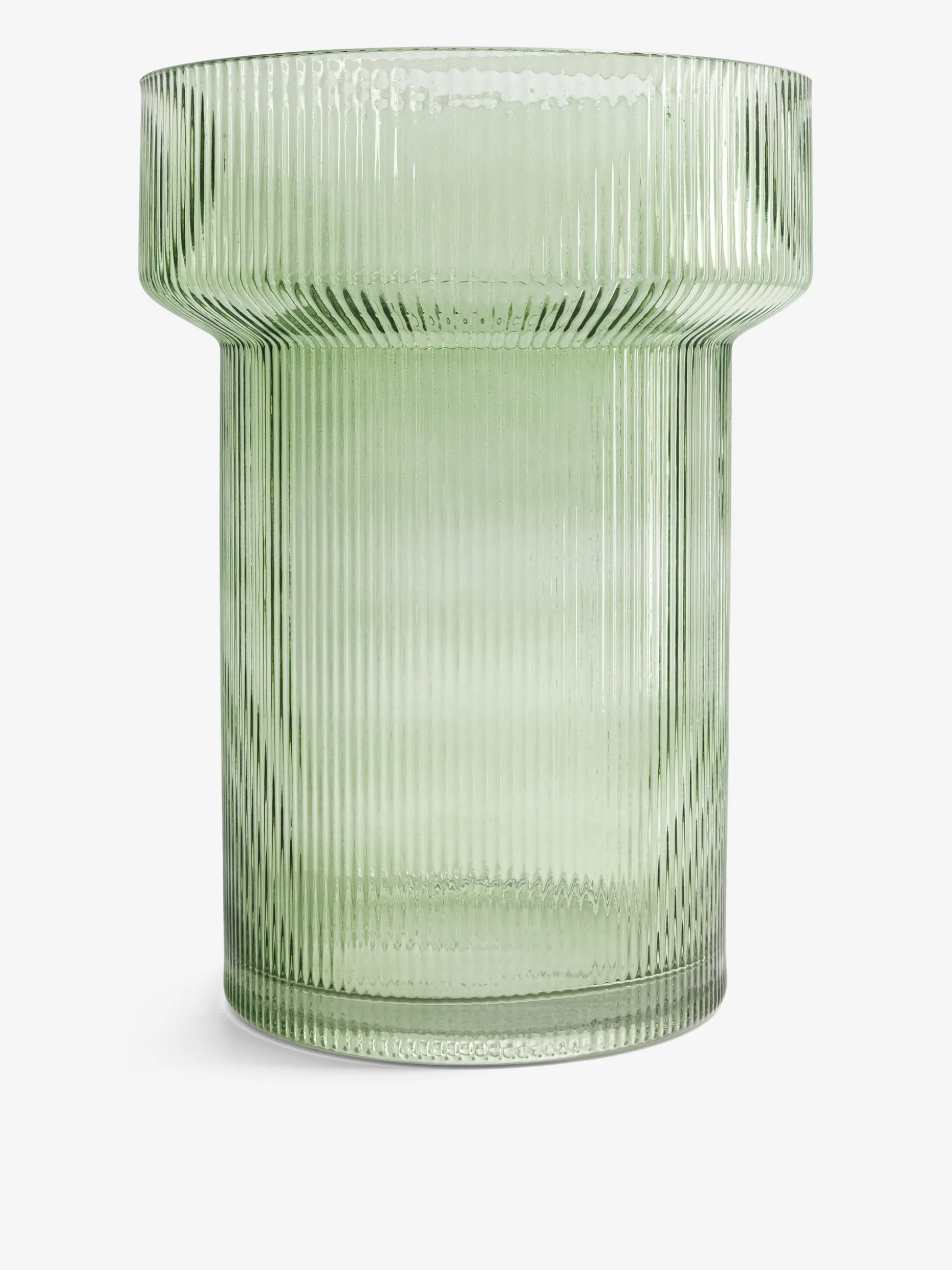 Vase strie xl olive
