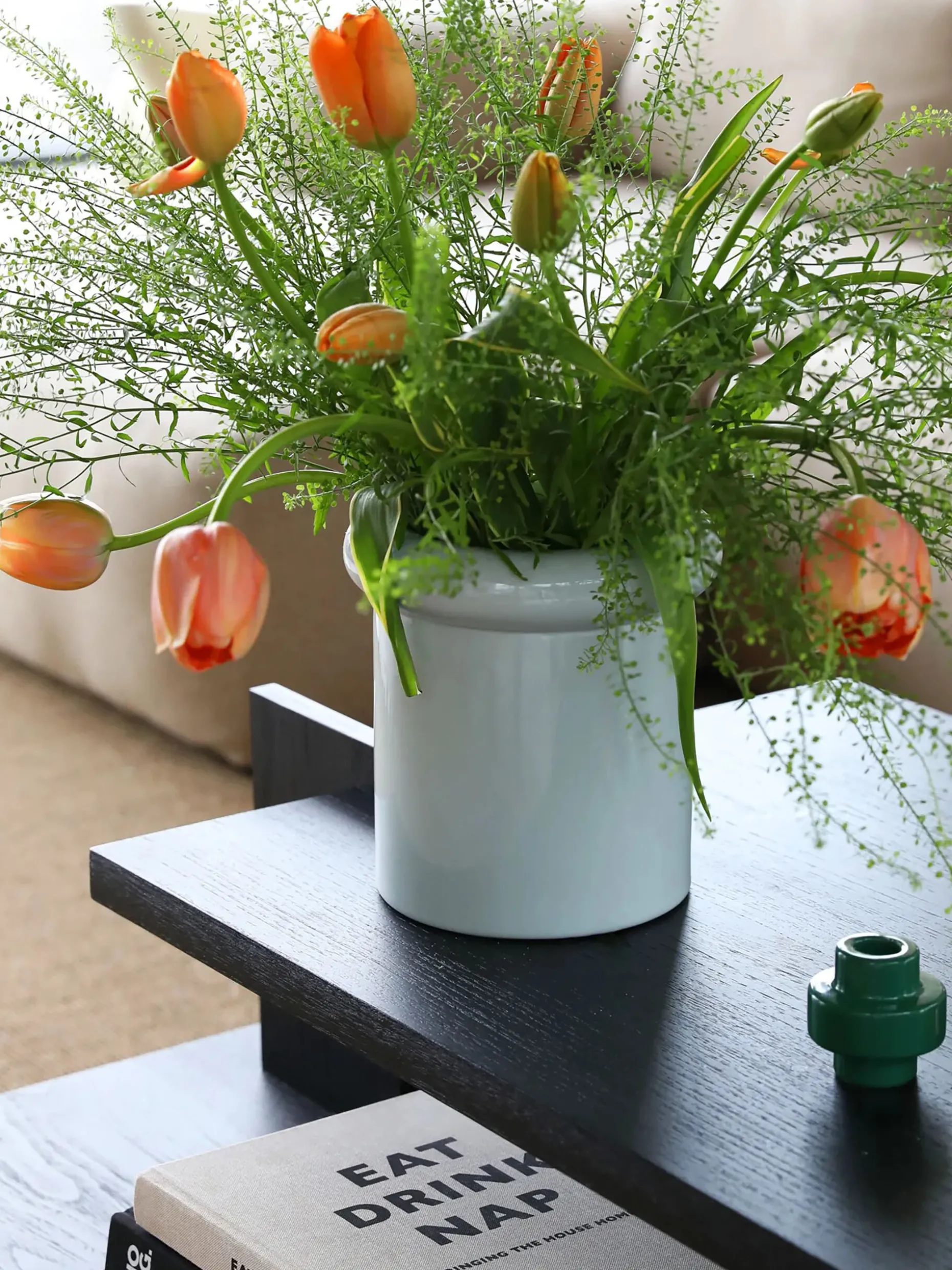 Vase turban blanc - &klevering