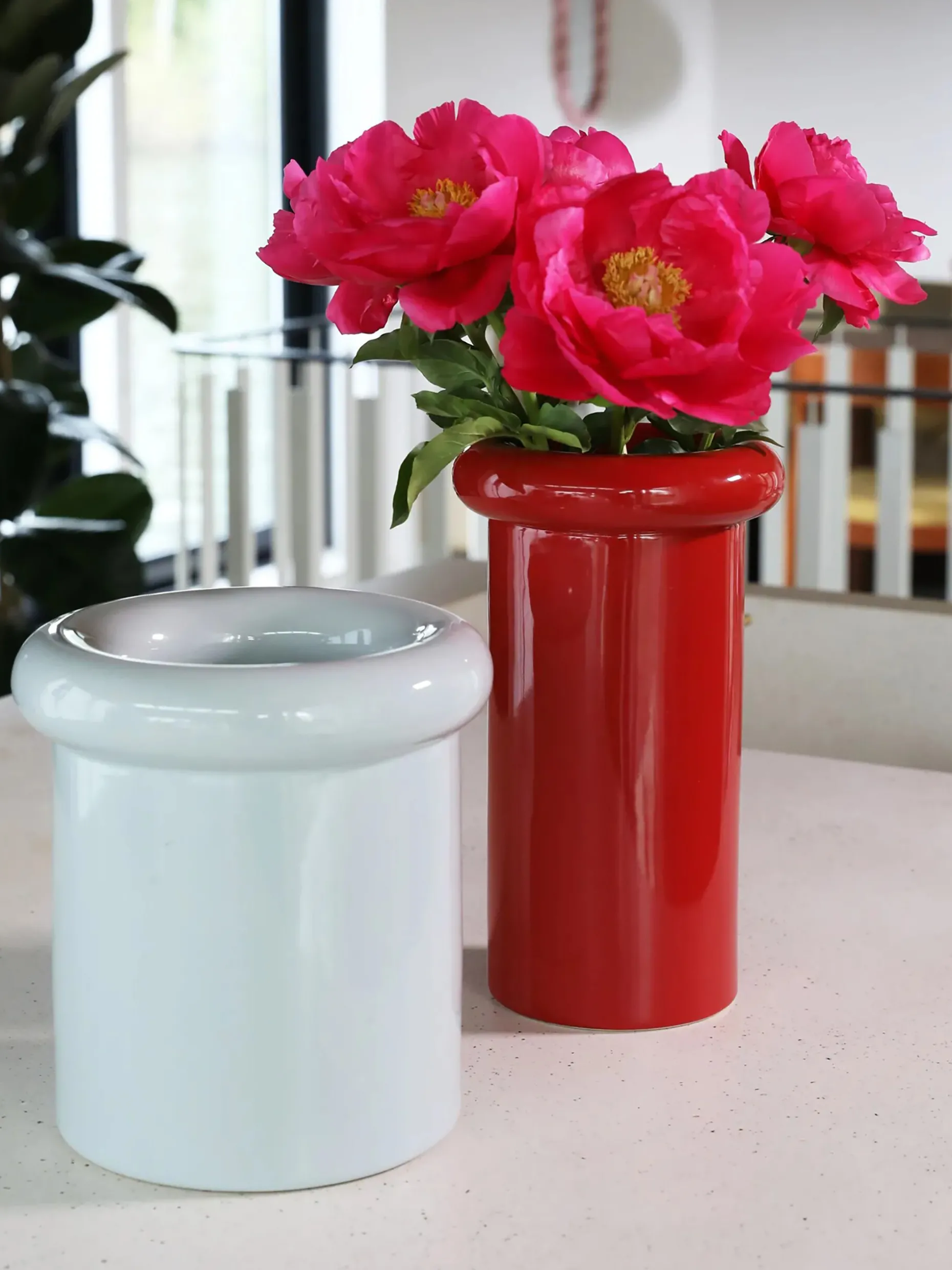 Vase turban rouge - &klevering