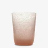 Verre a eau bubbles peche - zani serafino