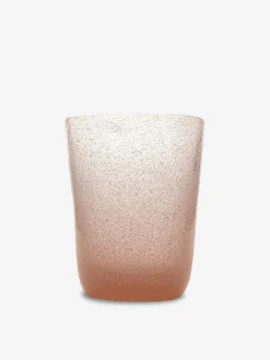 Verre a eau bubbles peche - zani serafino
