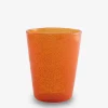 Verre a eau metacrilato orange - zani serafino