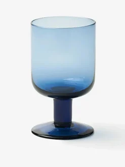 Verre a vin verre bleu - bitossi home