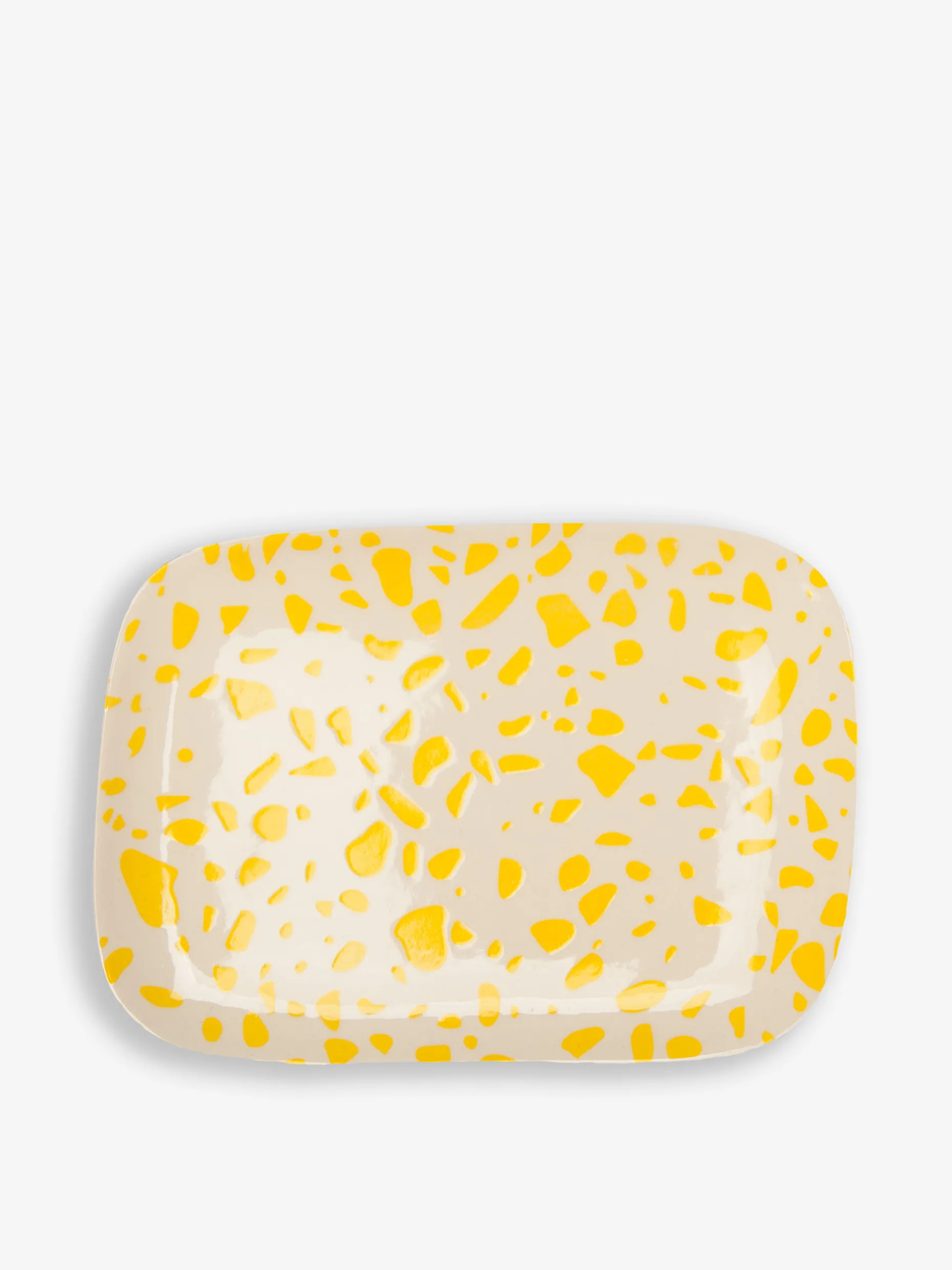 Vide poche terrazzo jaune